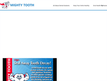 Tablet Screenshot of mightytooth.com